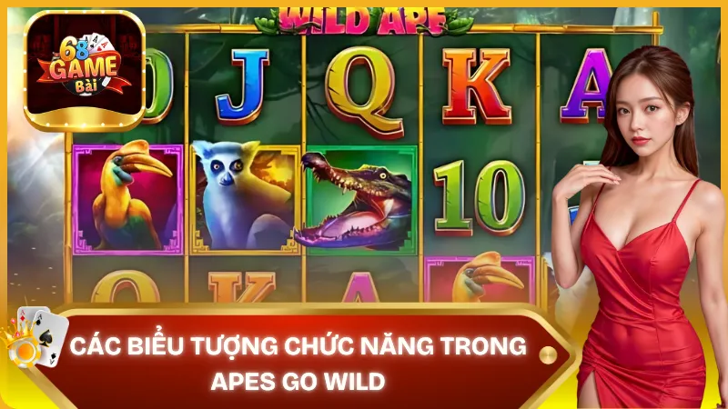Các biểu tượng chức năng trong Apes Go Wild